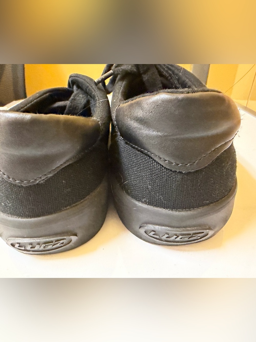 Lugz Black Canvas Lace-Up Sneakers - Picture 3 of 6